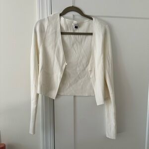 NWOT American Eagle Outfitters Cream Ribbed Sweater